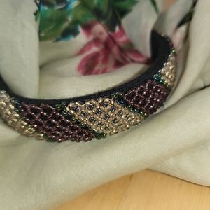 Beautiful Cuff Style Beaded Bracelet